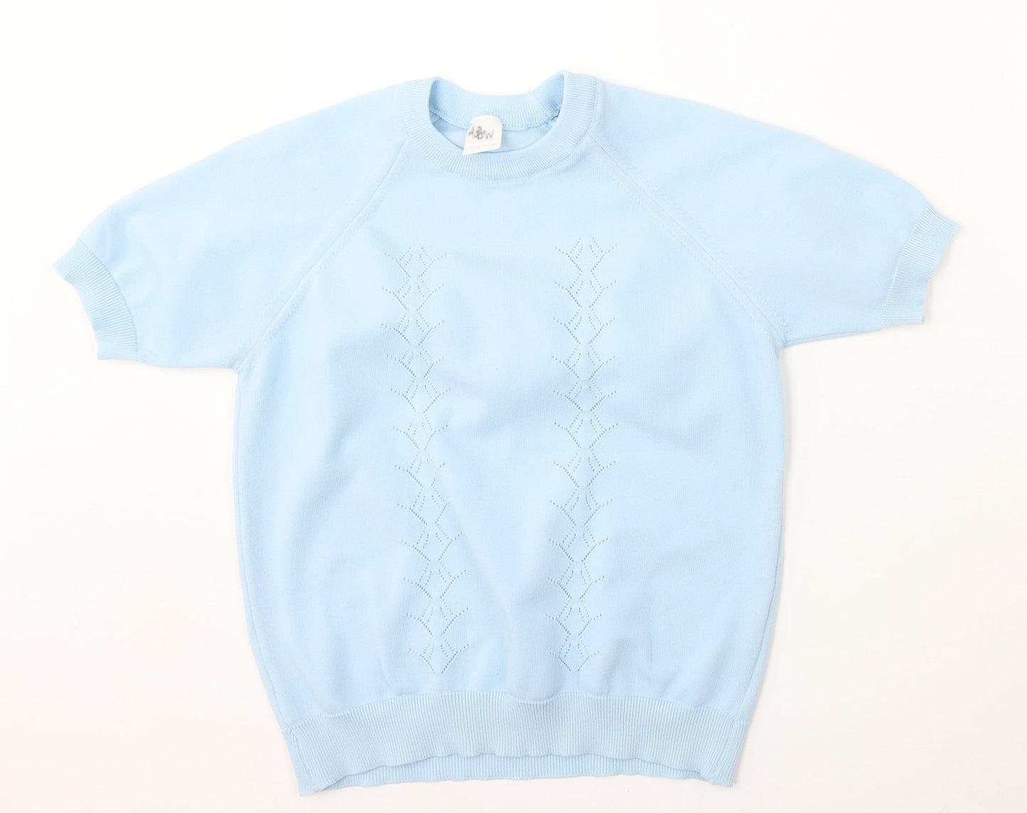 Womens UK Size M Preworn Blue Pullover Jumper