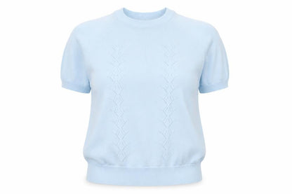 Womens UK Size M Preworn Blue Pullover Jumper