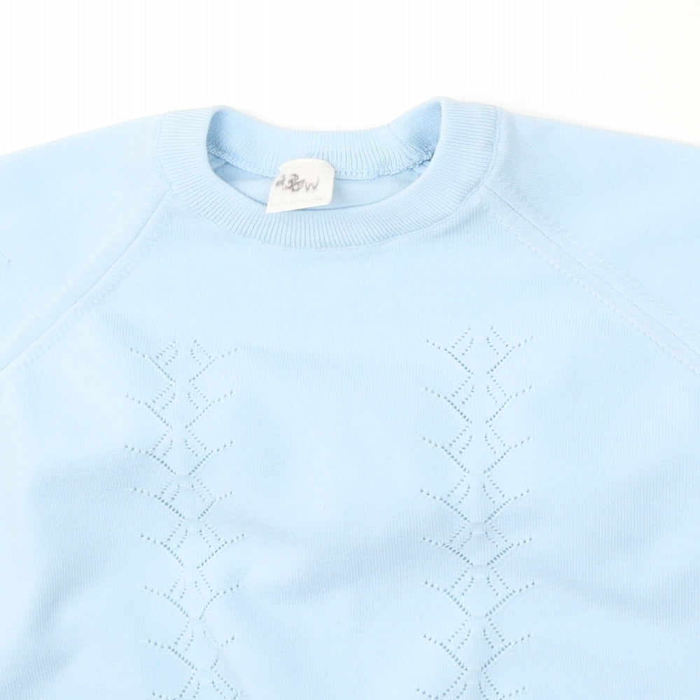 Womens UK Size M Preworn Blue Pullover Jumper
