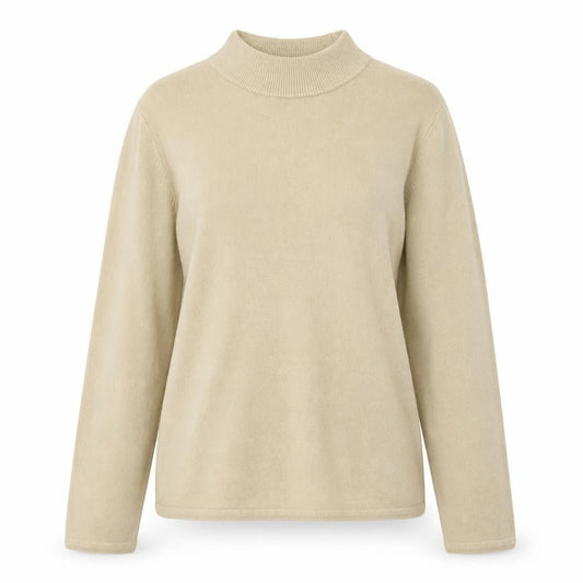 Womens UK Size S BM Collection Beige Pullover Jumper