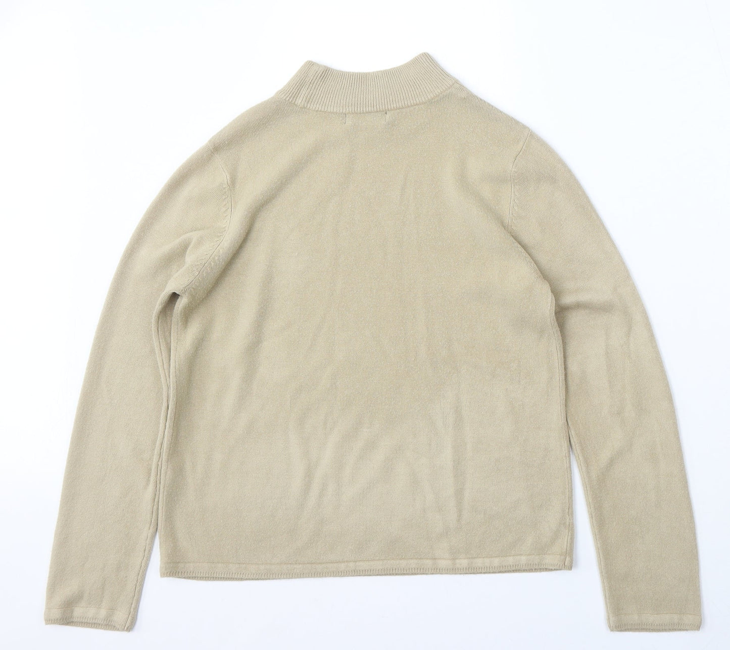 Womens UK Size S BM Collection Beige Pullover Jumper