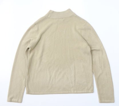 Womens UK Size S BM Collection Beige Pullover Jumper