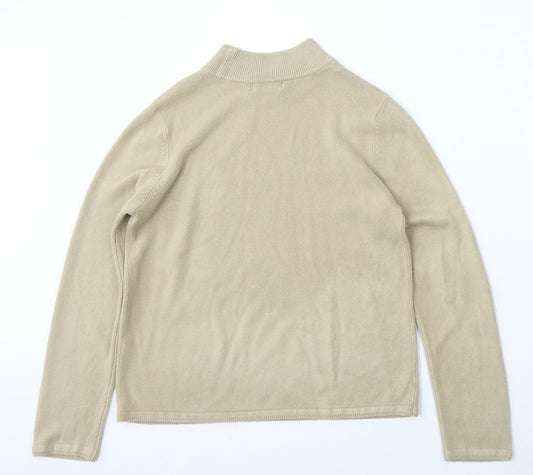 Womens UK Size S BM Collection Beige Pullover Jumper