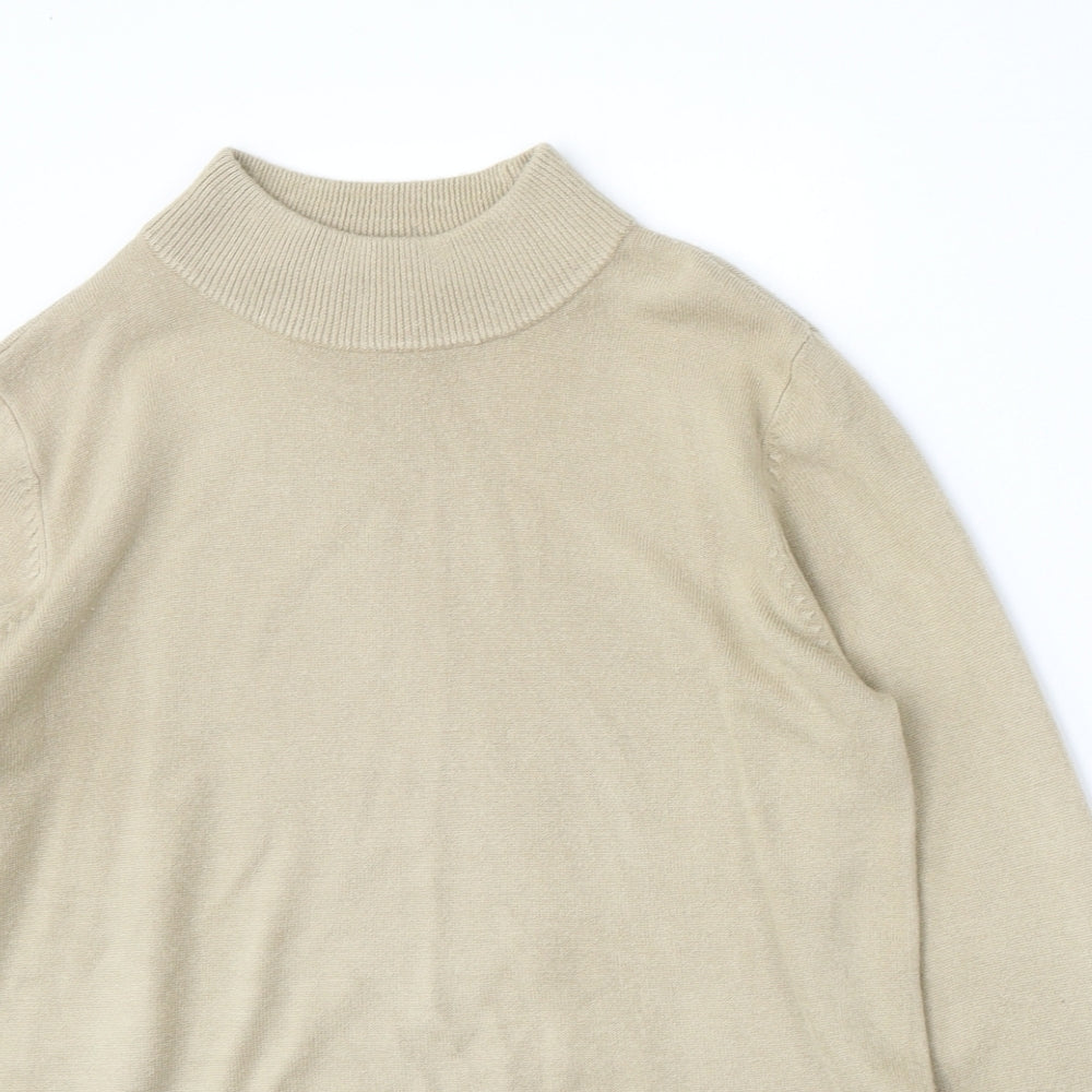 Womens UK Size S BM Collection Beige Pullover Jumper