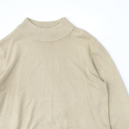 Womens UK Size S BM Collection Beige Pullover Jumper