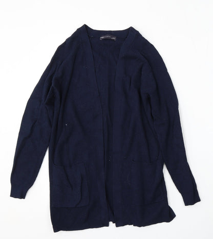 Womens UK Size S Marks and Spencer Blue Cardigan Jumper