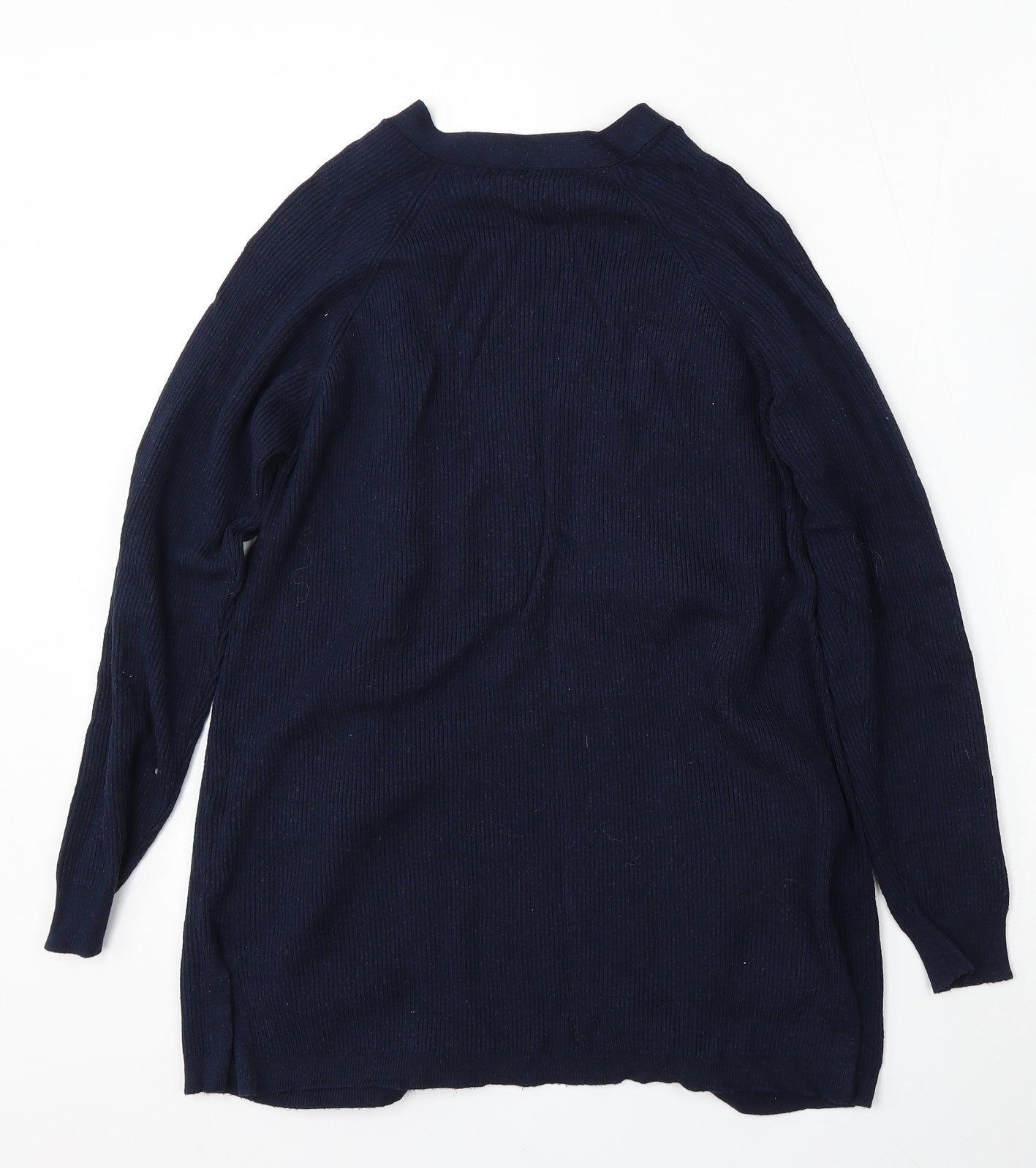 Womens UK Size S Marks and Spencer Blue Cardigan Jumper
