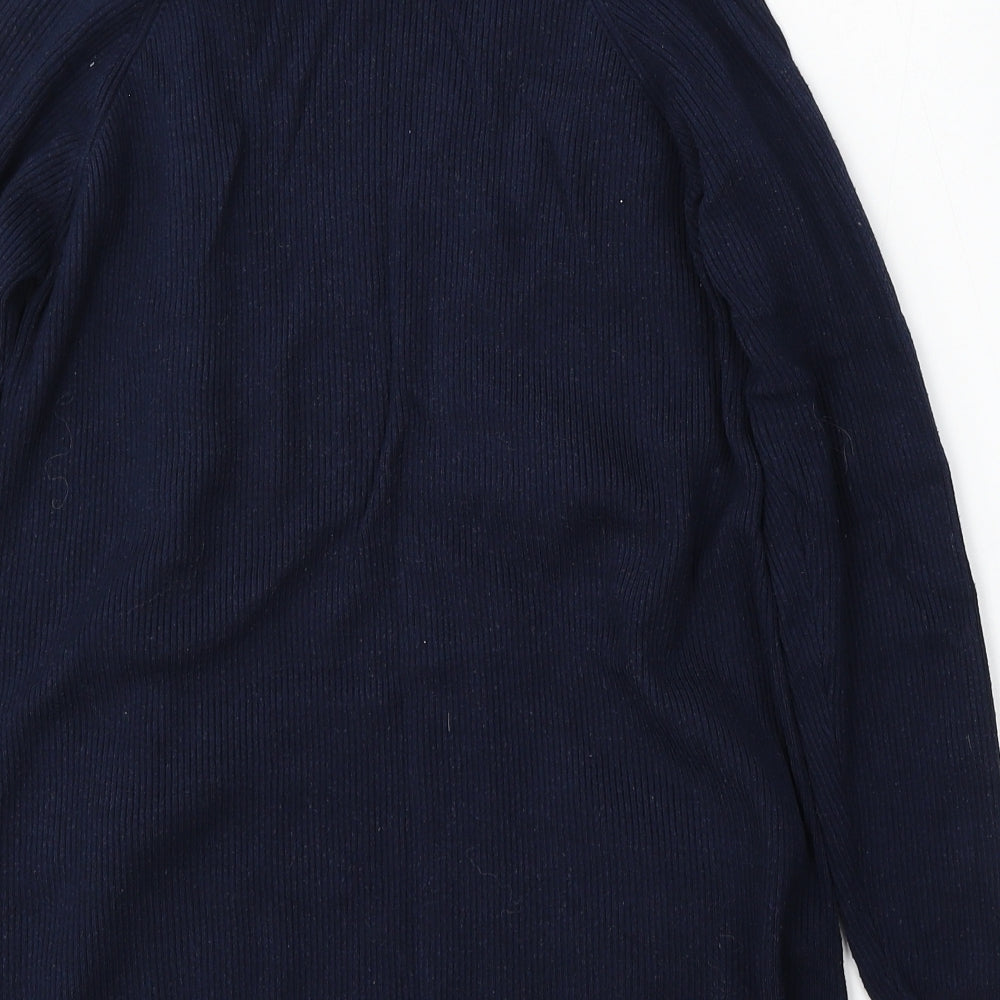 Womens UK Size S Marks and Spencer Blue Cardigan Jumper
