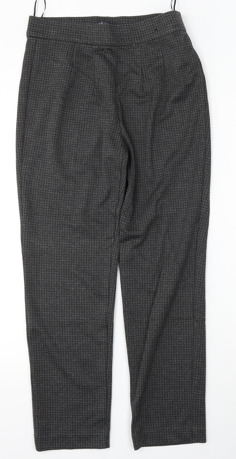 Womens UK Size 10 Marks and Spencer Regular Fit  Grey Trousers