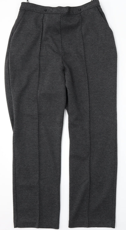 Womens UK Size 12 Papaya Regular Fit  Grey Trousers