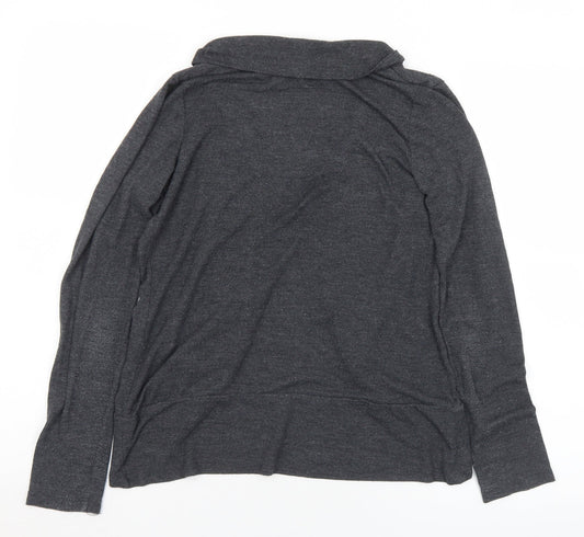 Womens UK Size 10 Dunnes Stores Grey Cardigan Jumper
