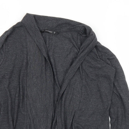 Womens UK Size 10 Dunnes Stores Grey Cardigan Jumper
