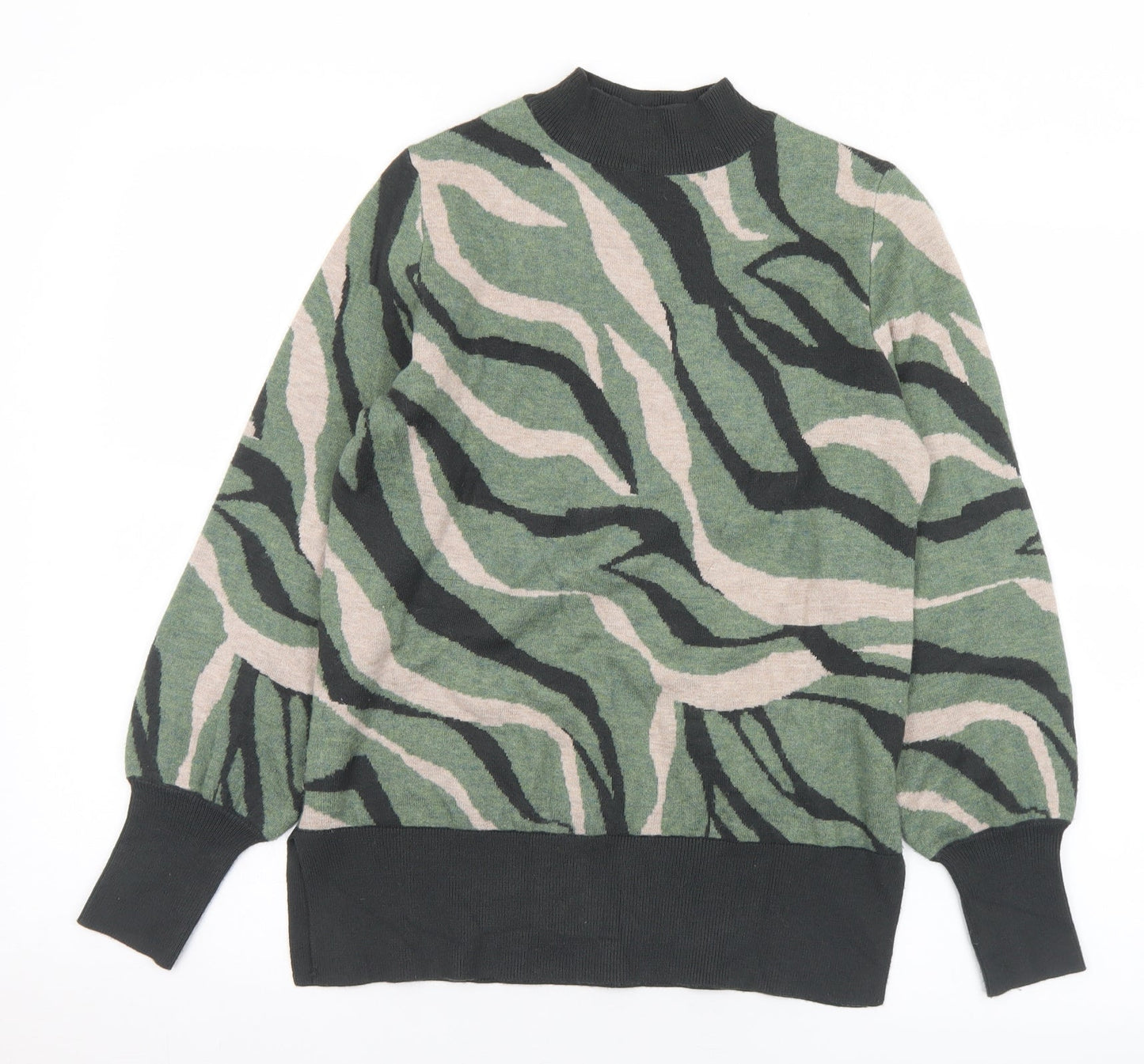 Womens UK Size S Marks and Spencer Green Pullover Jumper