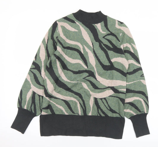 Womens UK Size S Marks and Spencer Green Pullover Jumper
