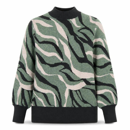 Womens UK Size S Marks and Spencer Green Pullover Jumper
