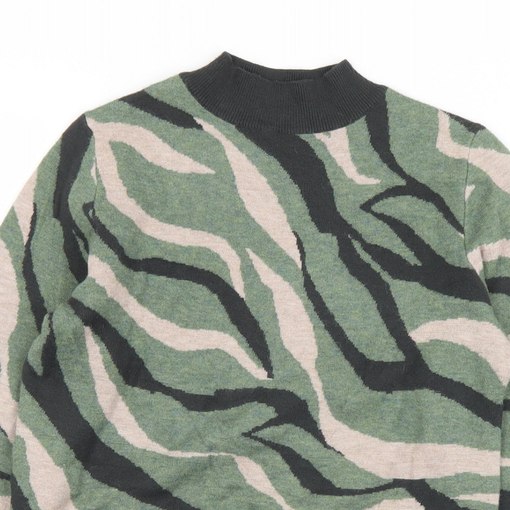 Womens UK Size S Marks and Spencer Green Pullover Jumper