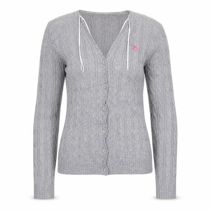 Womens UK Size XS Brave Soul Grey Cardigan Jumper