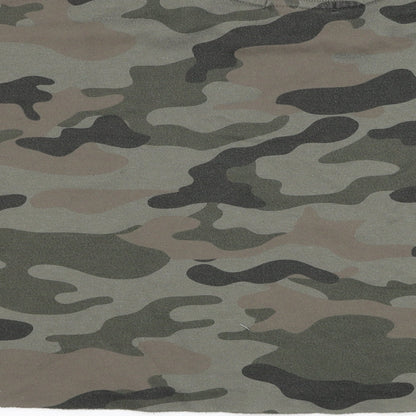 Primark Womens Green Camouflage Polyester Pullover Sweatshirt Size 12  Pullover - Cropped
