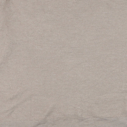 Primark Womens Brown Round Neck  Cotton Pullover Jumper Size 12