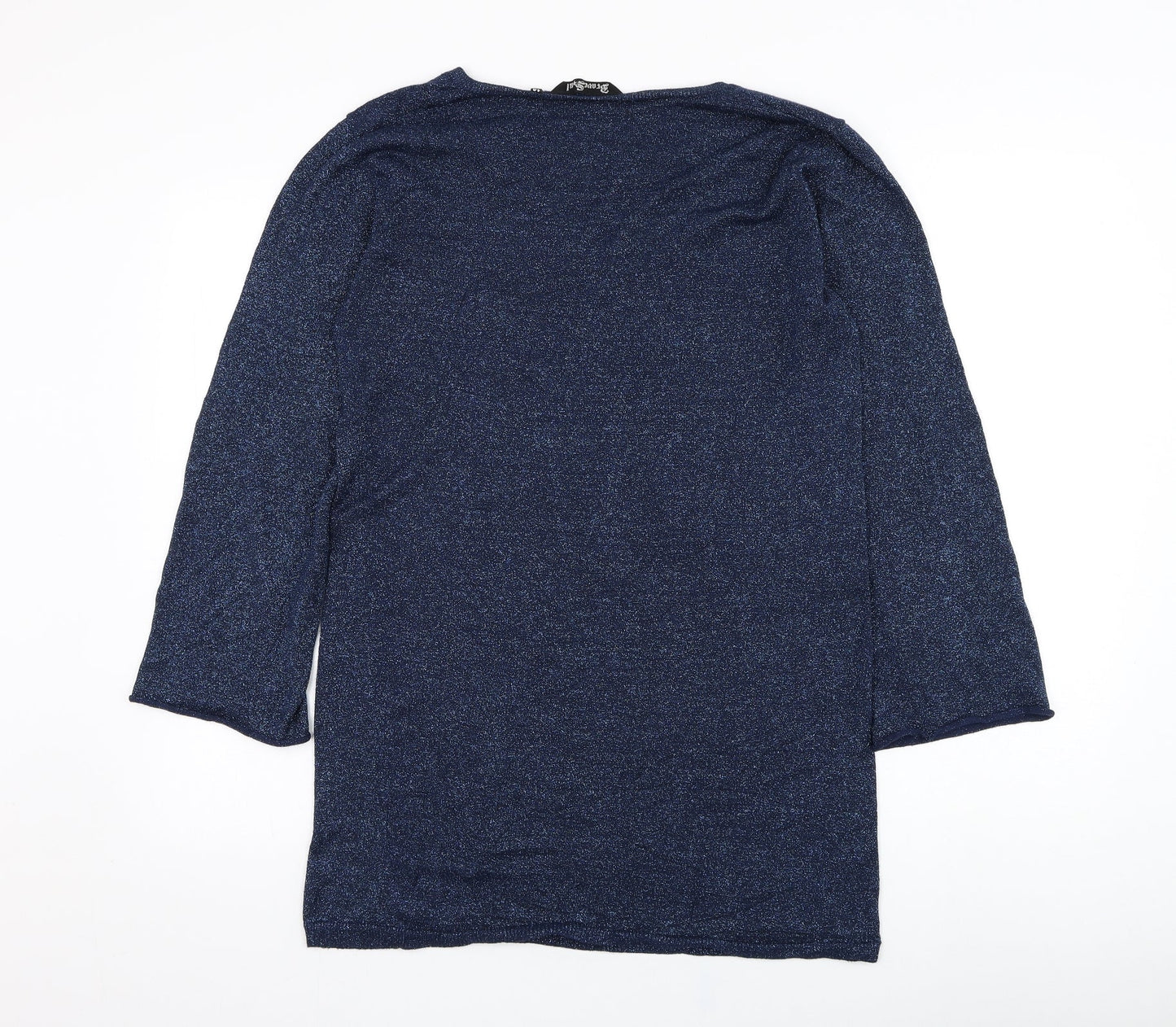 Womens UK Size L Brave Soul Blue Pullover Jumper
