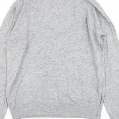 George Womens Grey Roll Neck  Viscose Pullover Jumper Size 10