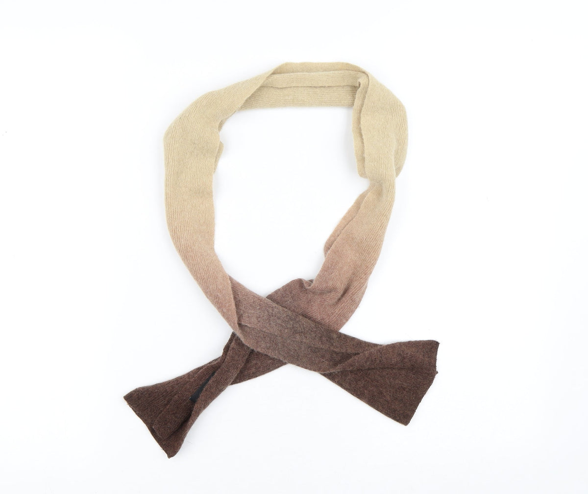 J & Company Womens Brown  Polyester  Scarf