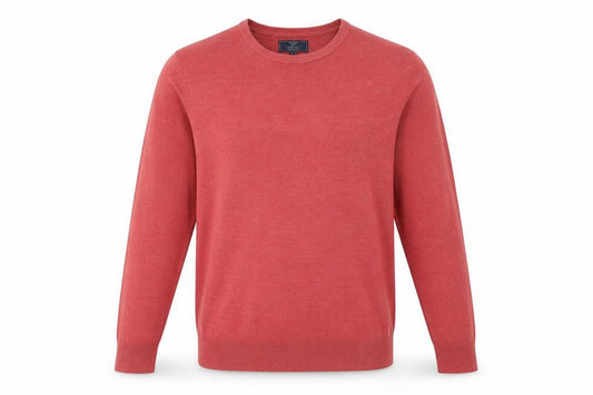 Mens UK Size XL Atlantic Bay Pink Pullover Jumper