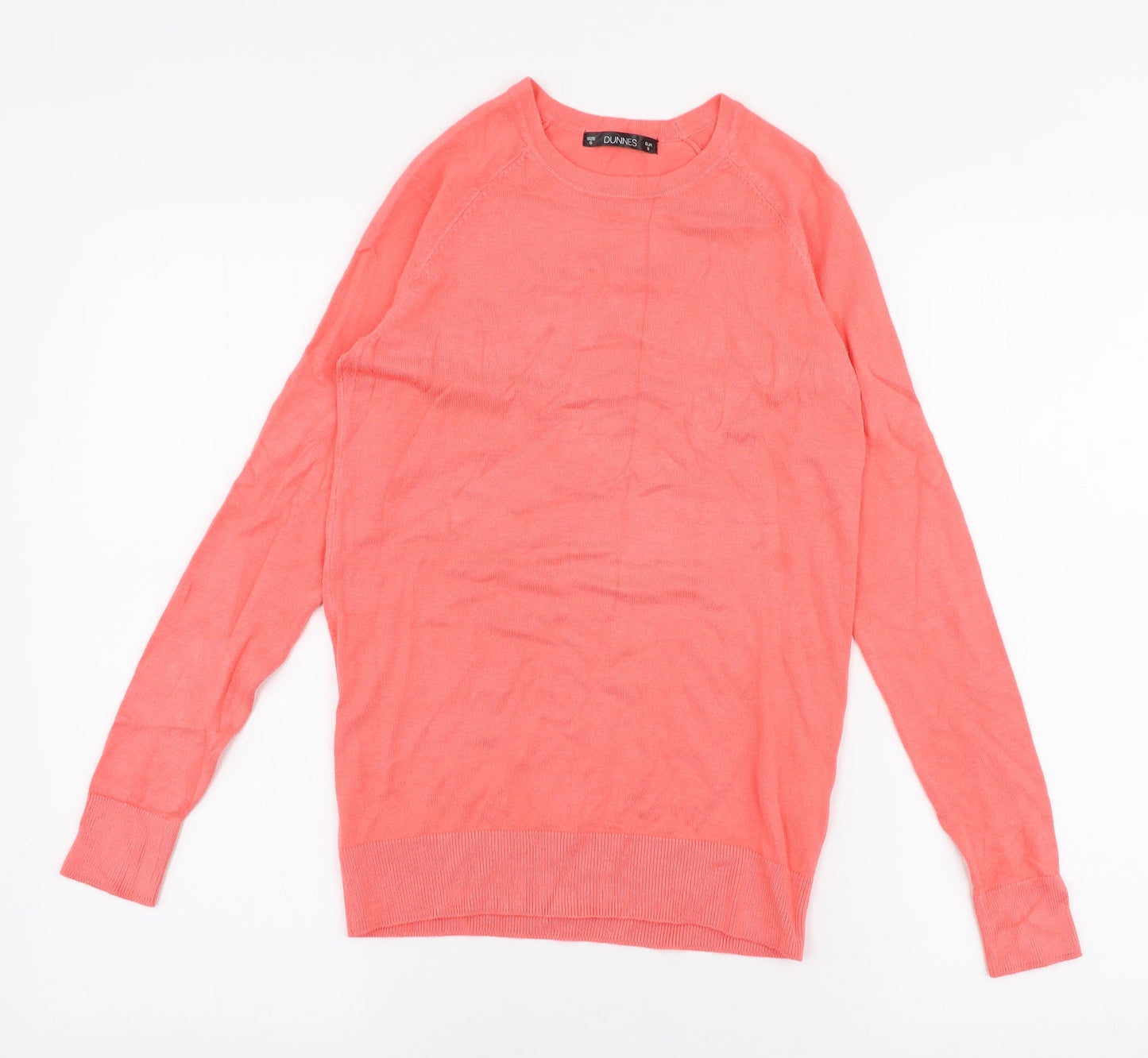 Womens UK Size S Dunnes Stores Pink Pullover Jumper
