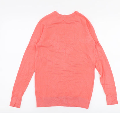 Womens UK Size S Dunnes Stores Pink Pullover Jumper