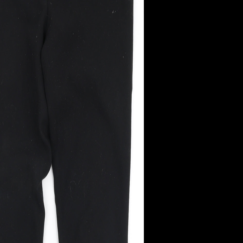 Womens UK Size 8 H&M Slim Fit  Black Trousers