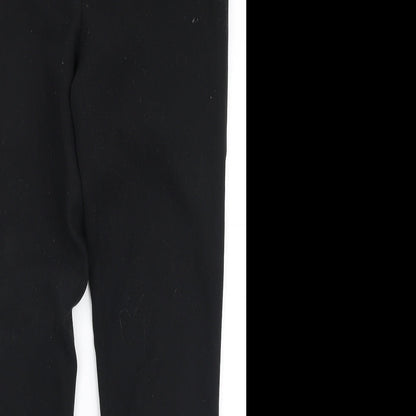 Womens UK Size 8 H&M Slim Fit  Black Trousers