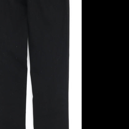 Womens UK Size 8 H&M Slim Fit  Black Trousers