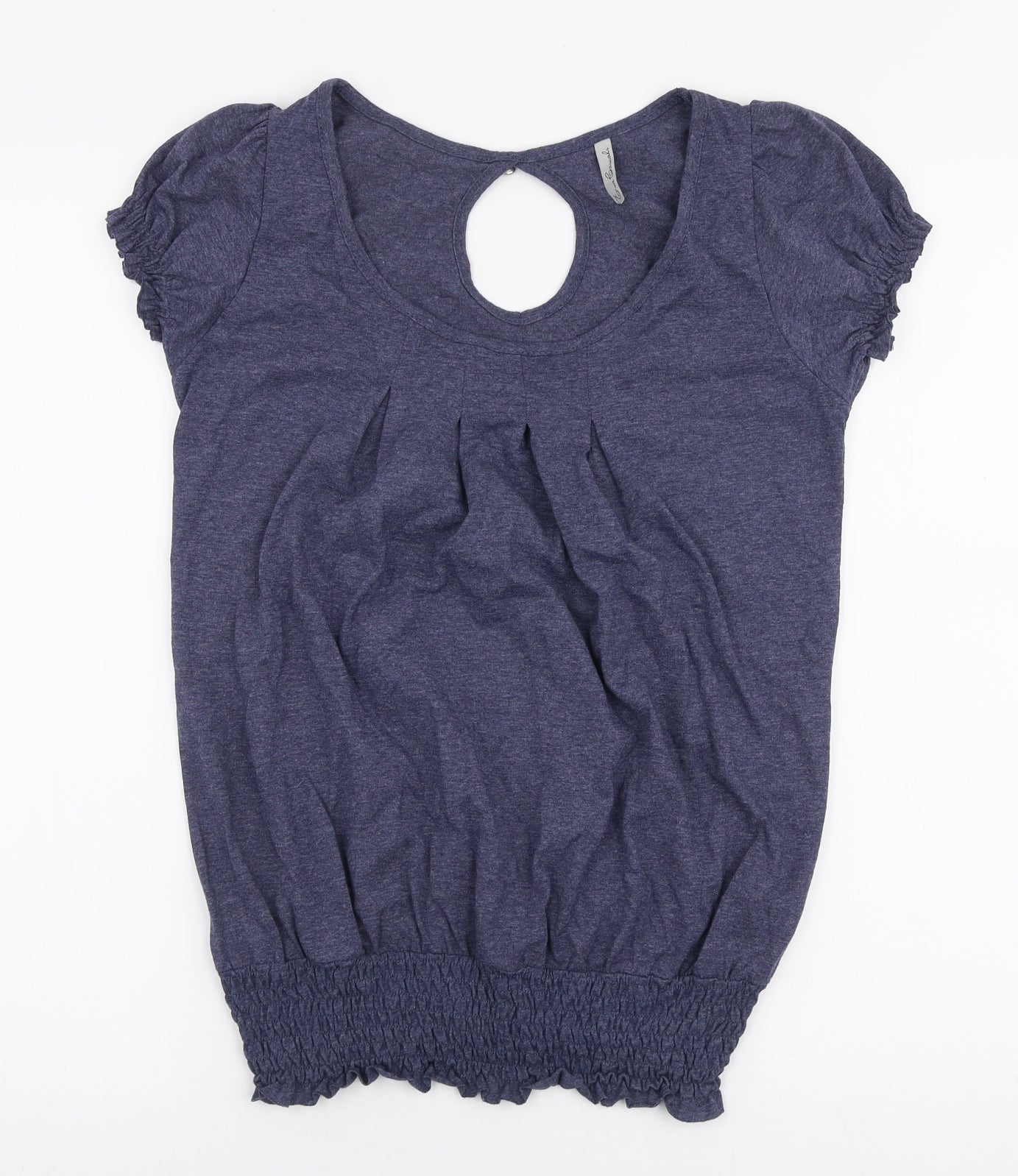 Womens UK Size 10 Evie Blue Jersey Blouse