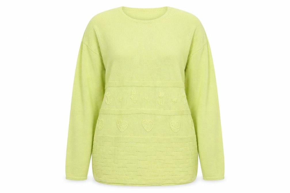 Womens UK Size M Oui Yellow Pullover Jumper