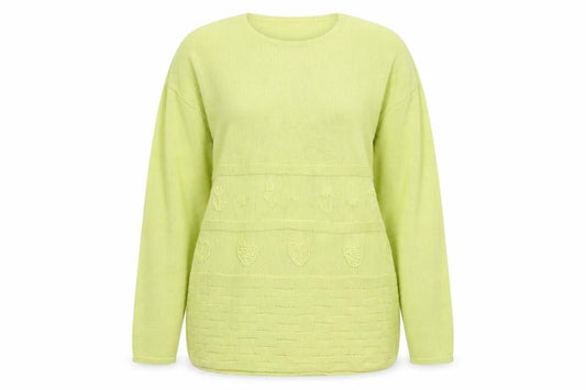 Womens UK Size M Oui Yellow Pullover Jumper