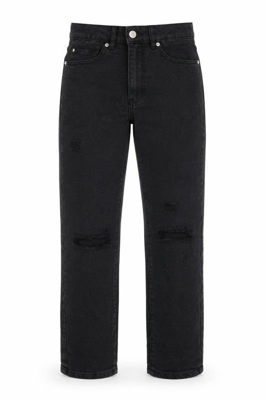 Womens UK Size 6 Parisian Regular Fit Mom Black Jeans