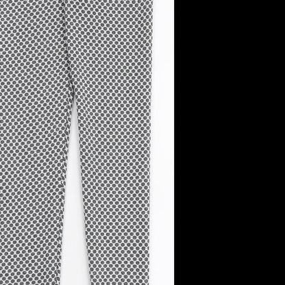Womens UK Size M Preworn  Capri Grey Leggings
