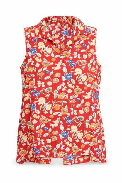 Intown Womens Multicoloured Floral Viscose Basic Blouse Size L Collared