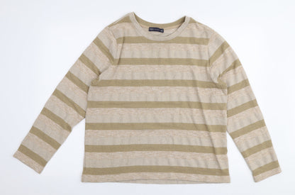 Womens UK Size 18 Marks and Spencer Gold Pullover Jumper