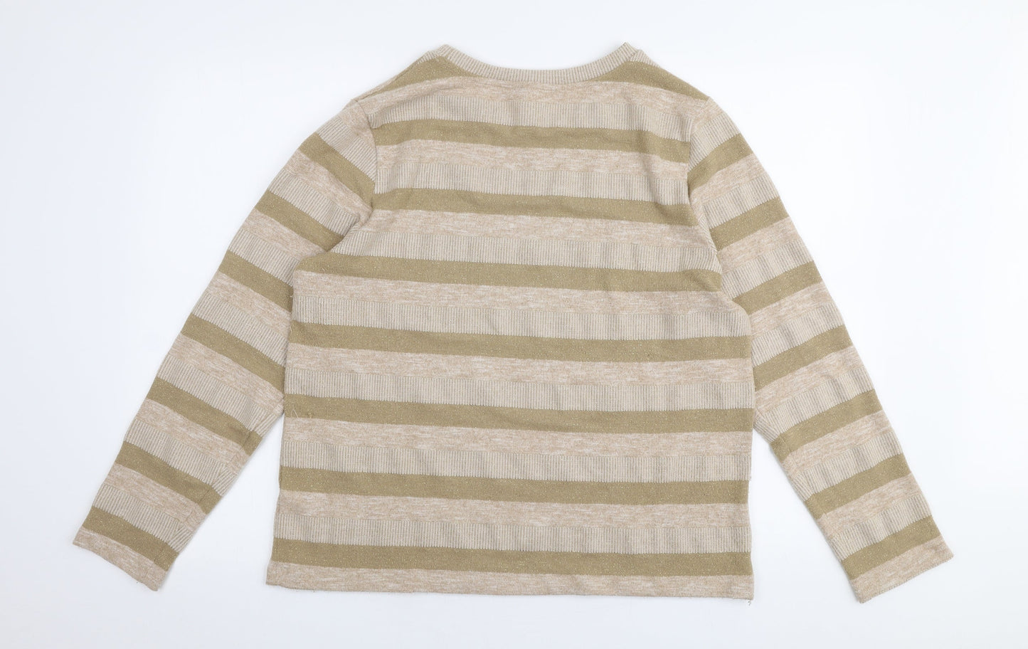 Womens UK Size 18 Marks and Spencer Gold Pullover Jumper