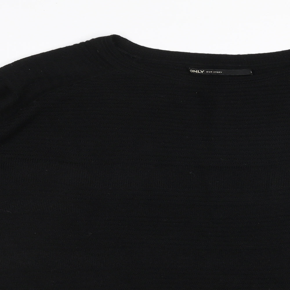 Womens UK Size M Only Black Pullover Jumper