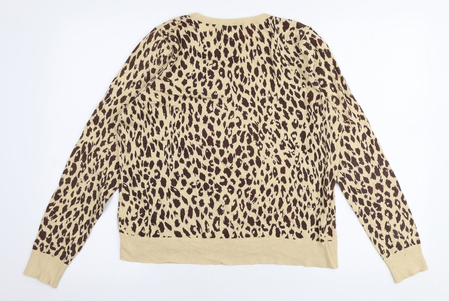 Womens UK Size 10 Therapy Beige Pullover Jumper