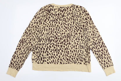 Womens UK Size 10 Therapy Beige Pullover Jumper