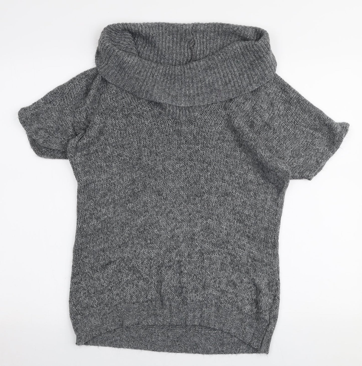 Womens UK Size 10 New Look Grey Pullover Jumper