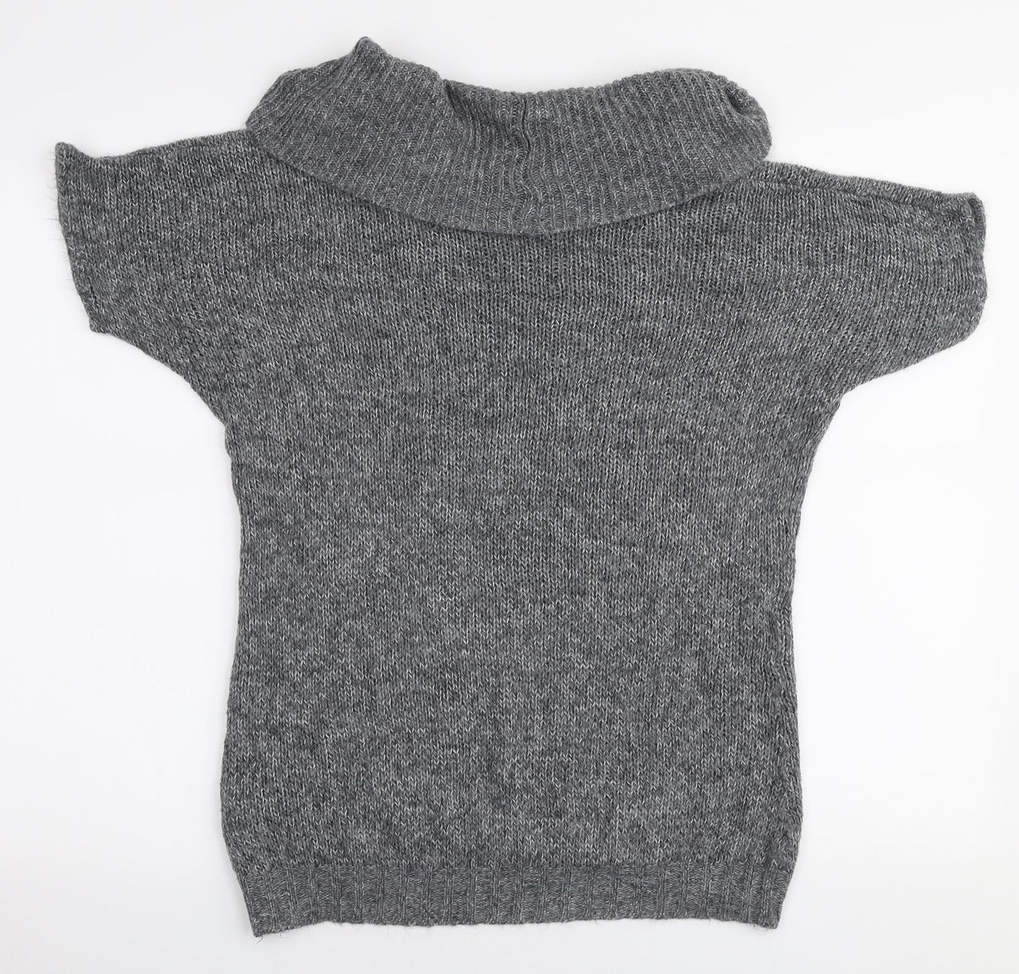 Womens UK Size 10 New Look Grey Pullover Jumper