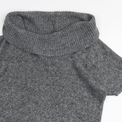 Womens UK Size 10 New Look Grey Pullover Jumper