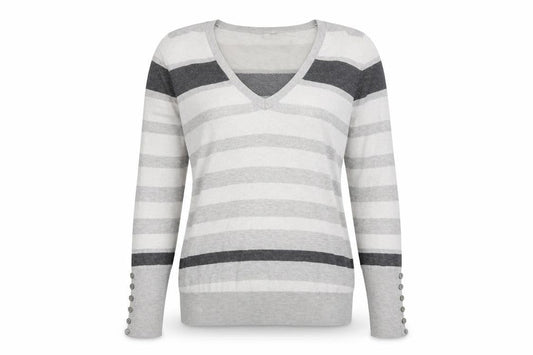 Womens UK Size 14 Papaya Grey Pullover Jumper