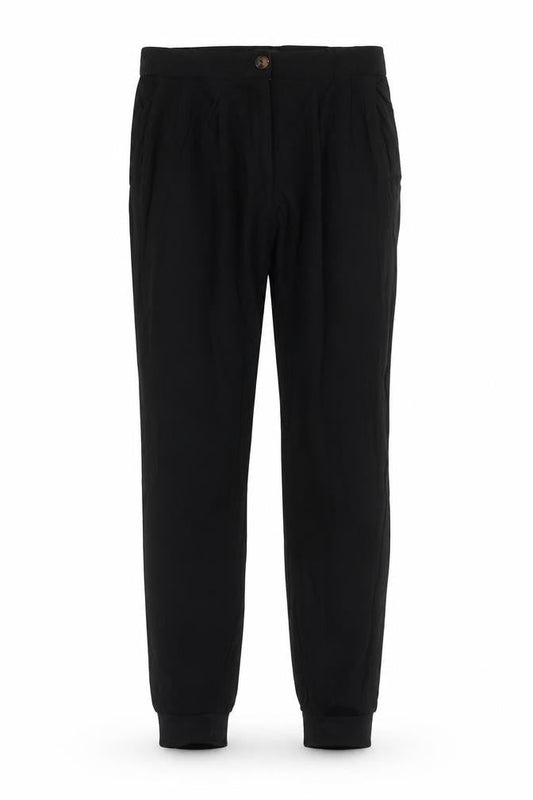 Womens UK Size 8 Topshop Regular Fit Jogger Black Trousers