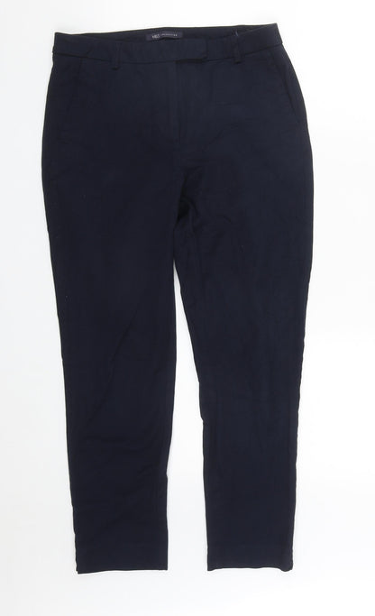Womens UK Size 10 Marks and Spencer Regular Fit  Blue Trousers