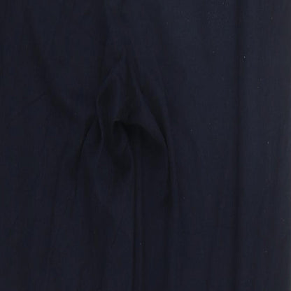 Womens UK Size 10 Marks and Spencer Regular Fit  Blue Trousers